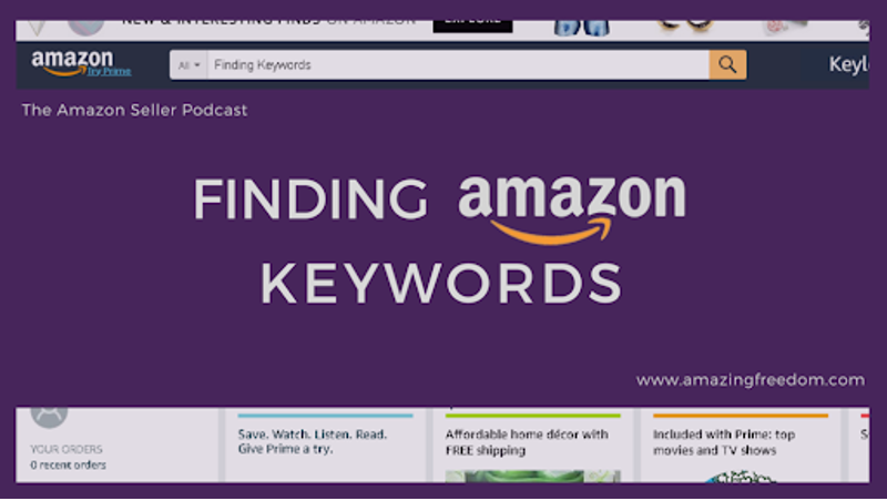 how to find the right keywords for Amazon in 2021