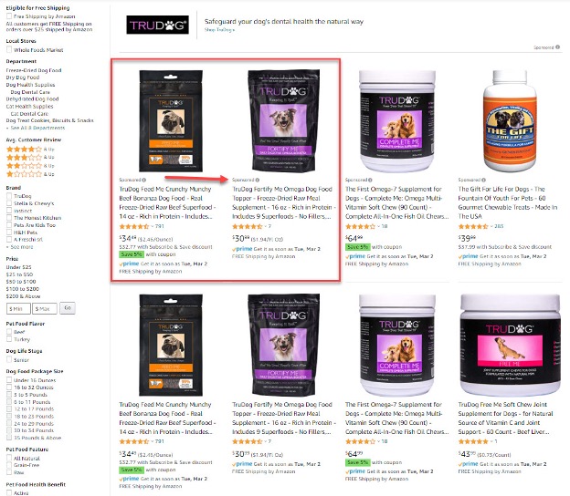 Sponsored Product Ads
