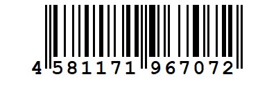 Here's an example of JANs (or Japanese Article Numbers)