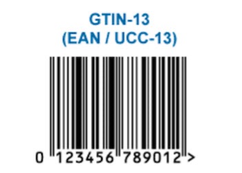 Here's an example of a GTIN-13 barcode