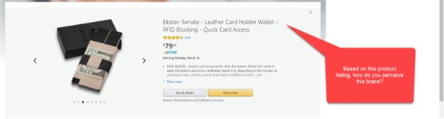 discover how ekster positions themselves as an Amazon seller
