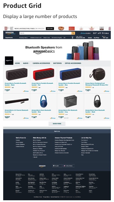Select And Customize Your Amazon Store Front Template