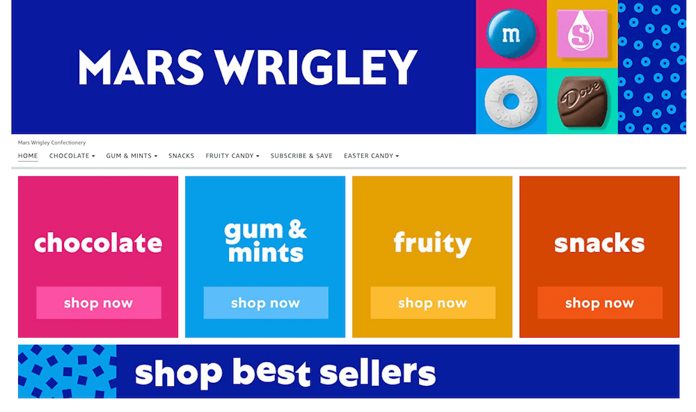 amazon best brand stores 5 mars wrigley