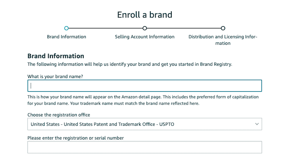 brand information how to register brand on amazon 1