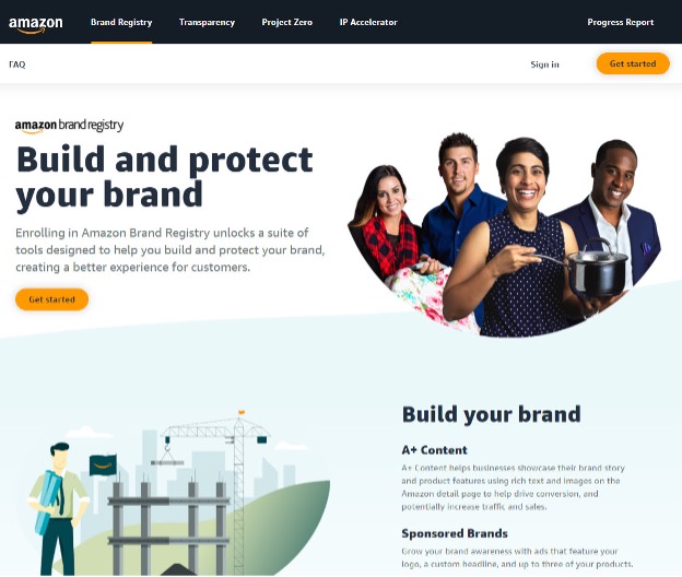 enroll in the Amazon Brand Registry program