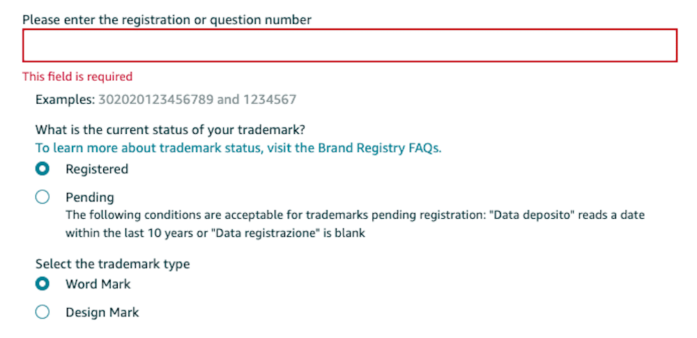 registration number of trademark how to register brand on amazon 3
