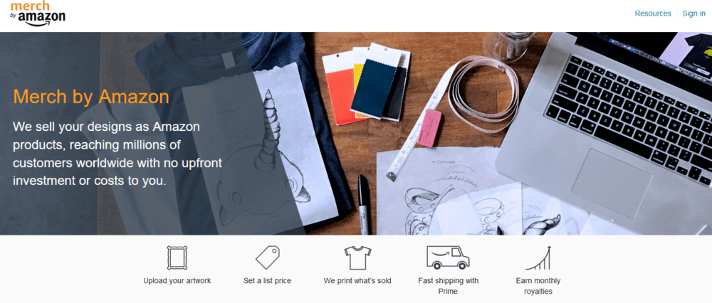 Sell Designs Through Merch by Amazon Sunken Stone min
