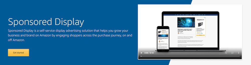 amazon sponsored display ads home page
