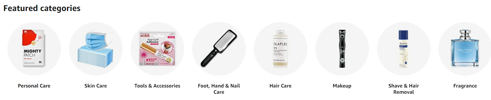 beauty product categories beauty product categories