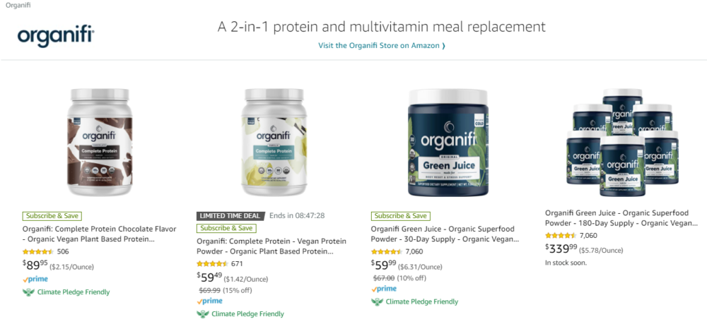 Dominate The A9 Algorithm Like Organifi Leverage Customer Reviews Example