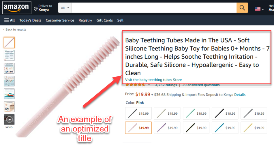 Optimized Product Titles Help You Dominate The Amazon A9 Algorithm