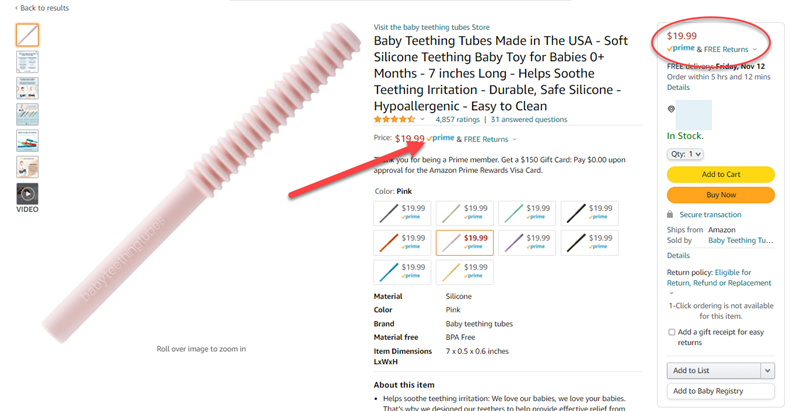 The Amazon A9 Algorithm Favors Prime Sellers