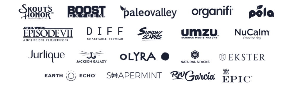 Brands That We Work With At Sunken Stone Brands That We Work With At Sunken Stone