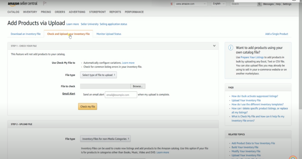 Correct Any Amazon Flat File Template Download Errors